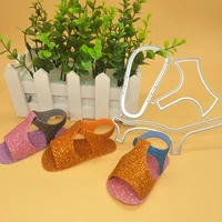 new cute 3d sandals shoe metal cutting dies photo album cardboard diy gift card decoration embossing crafts