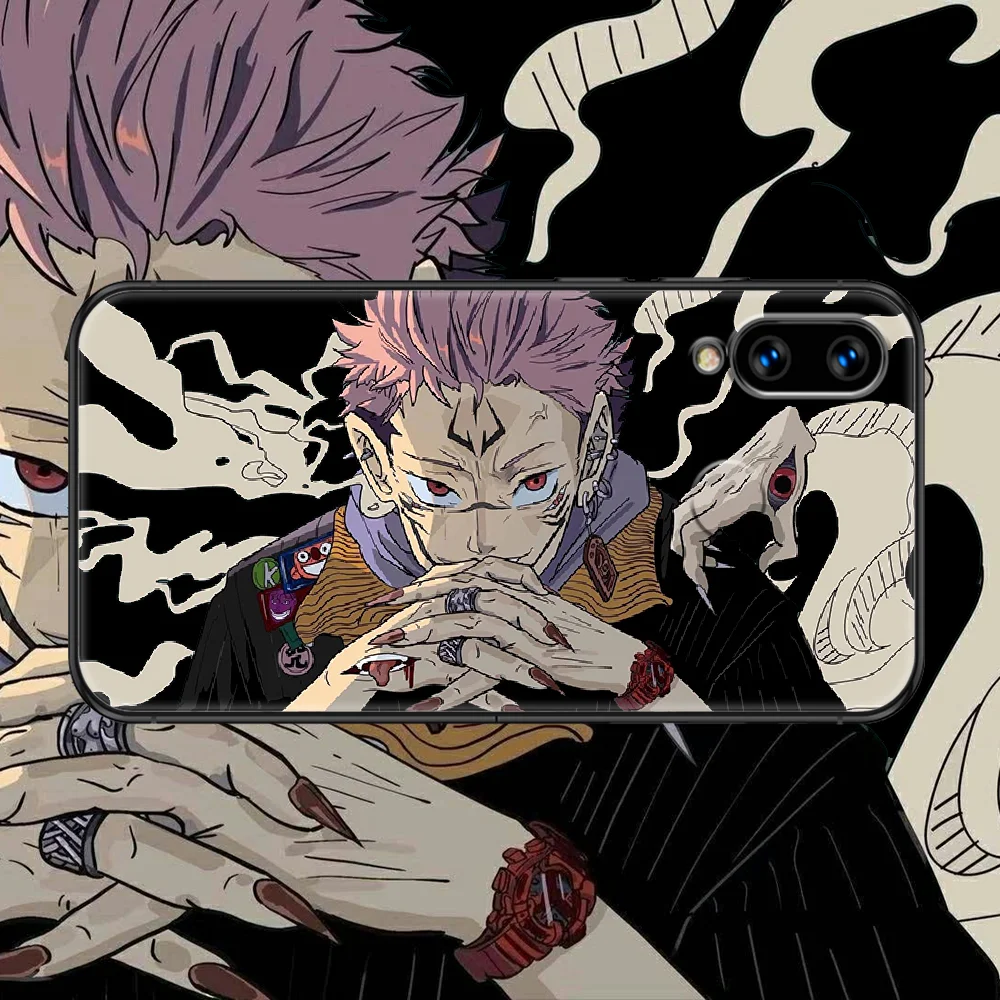 

Jujutsu Kaisen Itadori Yuji Ryomen Sukuna Phone case For Huawei Honor 6 7 8 9 10 10i 20 A C X Lite Pro Play Frosted black tpu