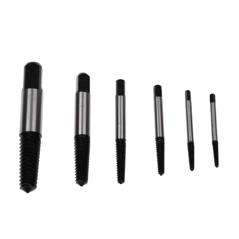 

6 Pcs Hardware Tool Screw Bolt Nut Extractor Remover Tools Set