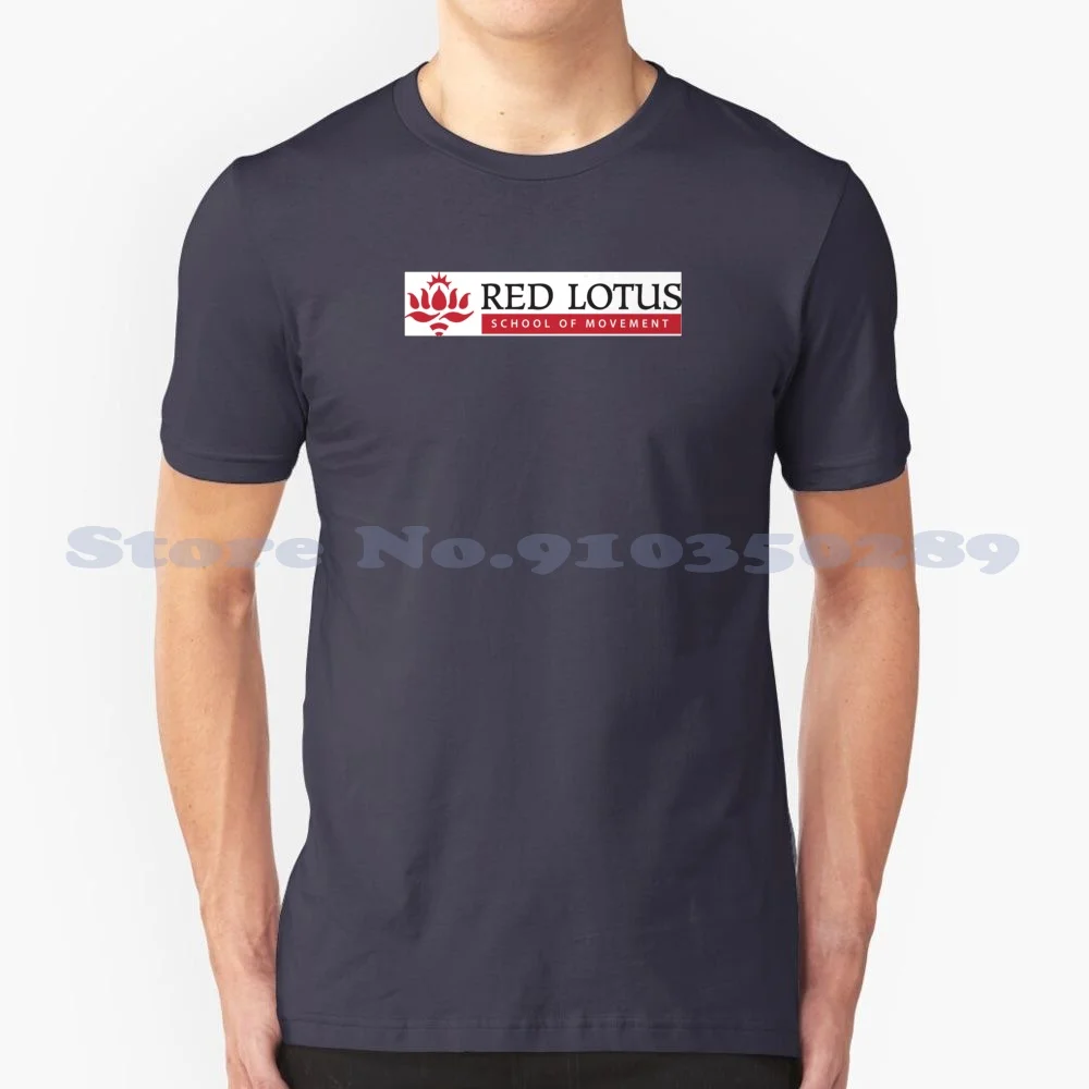 

Школа Красного лотоса (маленький белый логотип) черная белая серая модная футболка красный Лотос крыло Чун крыло Tsun Ving Tsun Tai Chi