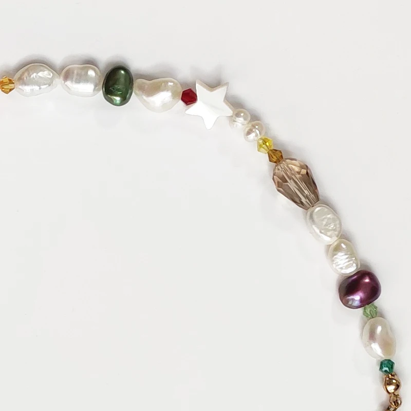 Женское Очаровательное ожерелье в богемном стиле с жемчужинами модное