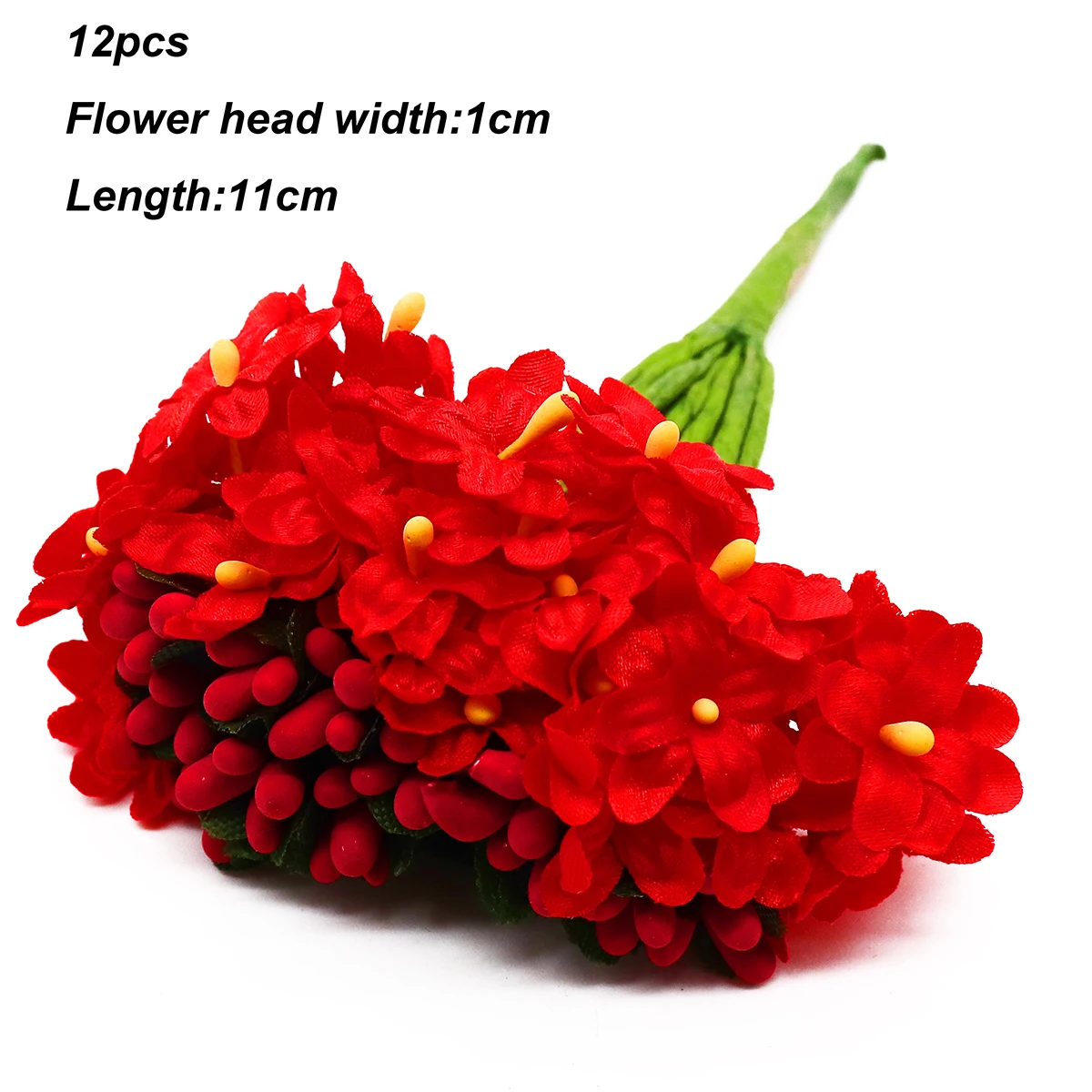 23 6/10/12/20/24/200 шт смешанные красные цветок вишни тычинки ягоды Комплект поделки РОЖДЕСТВЕНСКИЕ свадебный торт подарок коробка венки Декор - Цвет: 23