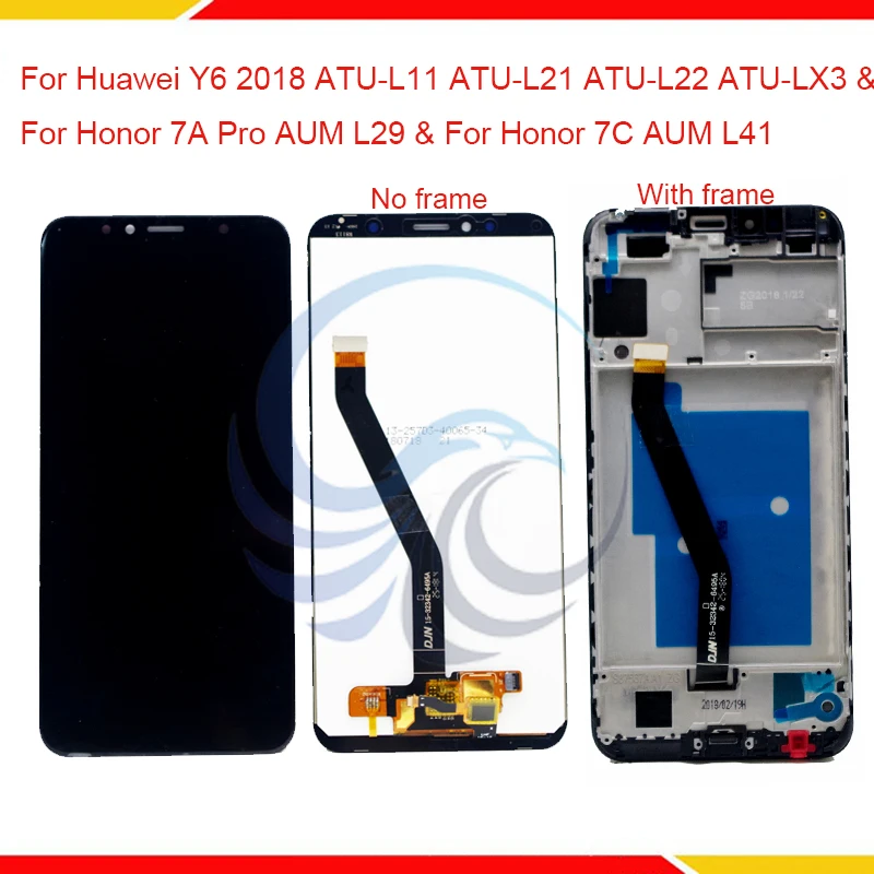 5," ЖК-дисплей для huawei Honor 7C aum-L41 ЖК-дисплей с сенсорным экраном в сборе