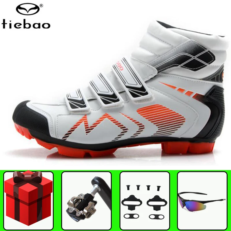 

TIEBAO Winter cycling shoes SPD pedal sapatilha ciclismo mtb men sneaker bicycle mountain bike self-locking chaussures vtt homme