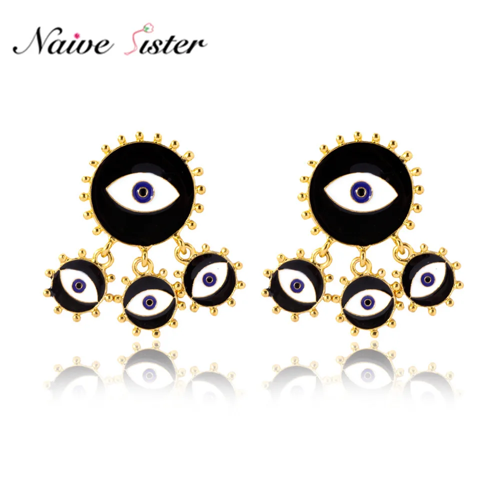Новинка серьги капли глаза дьявола классный подарок на Хэллоуин для девушек