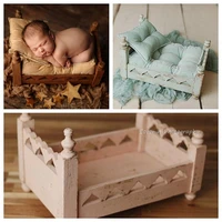 coconutnewborn photography props portable cribs kits wood full moon beds cot accessories infant furniture shoot posing chair