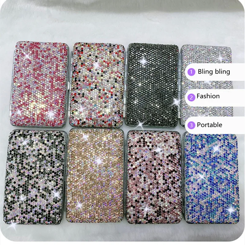 Bling модная Женская Роскошная зажигалка с кристаллами и usb зарядкой Алмазная