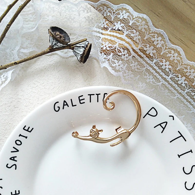 1 шт. индивидуальные левые ушные кошачьи манжеты в стиле панк для женщин