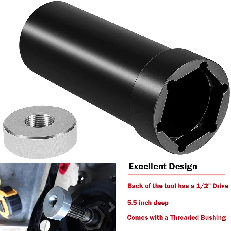 

Mainshaft Sprocket Wrench 1 7/8Inch with 1/2Inch Drive and All Primary Drive Twin Cam Locking Tool TC88 Socket Tool