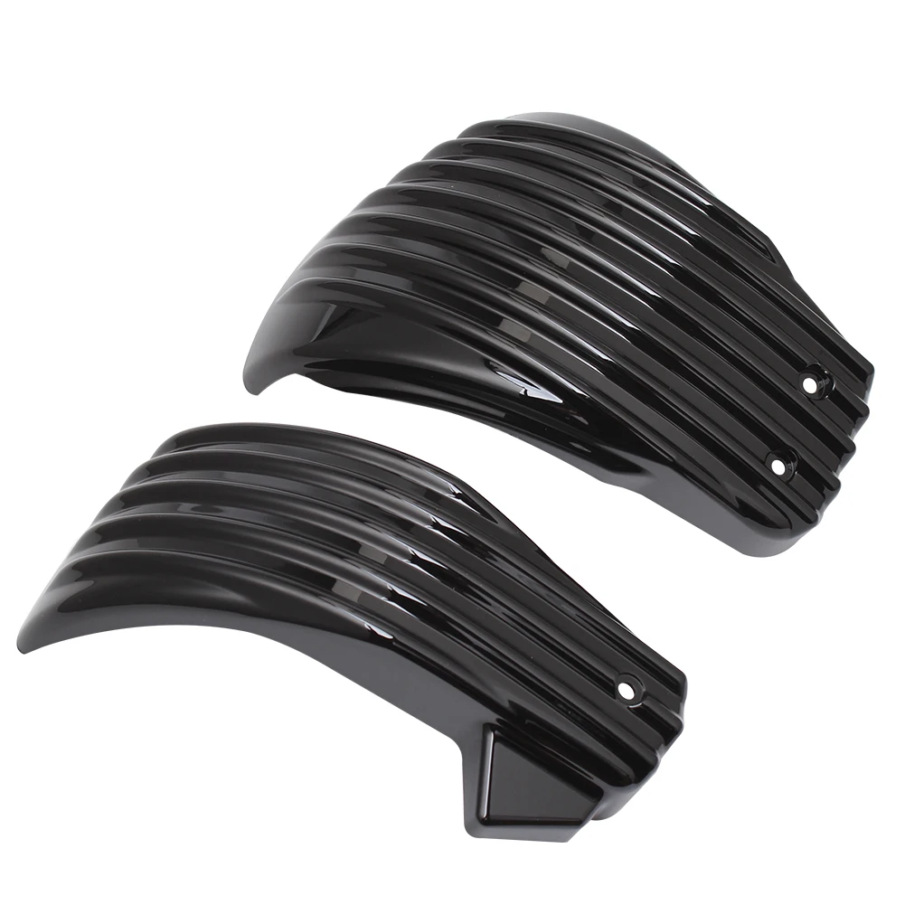 Боковые Крышки для аккумулятора мотоцикла в полоску-обтекатели Harley Softail M8 break Out