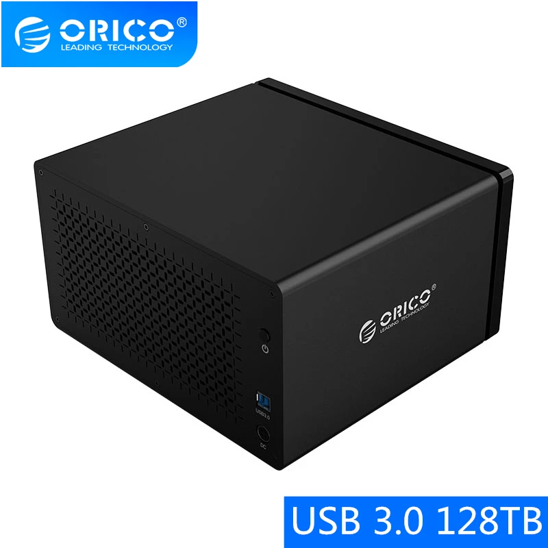 ORICO NS Series 8 Bay 3.5'' USB3.0 HDD Docking Station Support 128TB 5Gbps HDD Case Alumium HDD Enclosure 120W Power Adapter