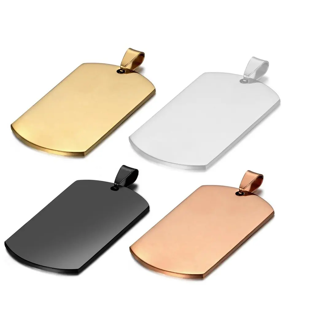 1 шт. военный бренд мужское ожерелье европейская Подвеска из титановой стали