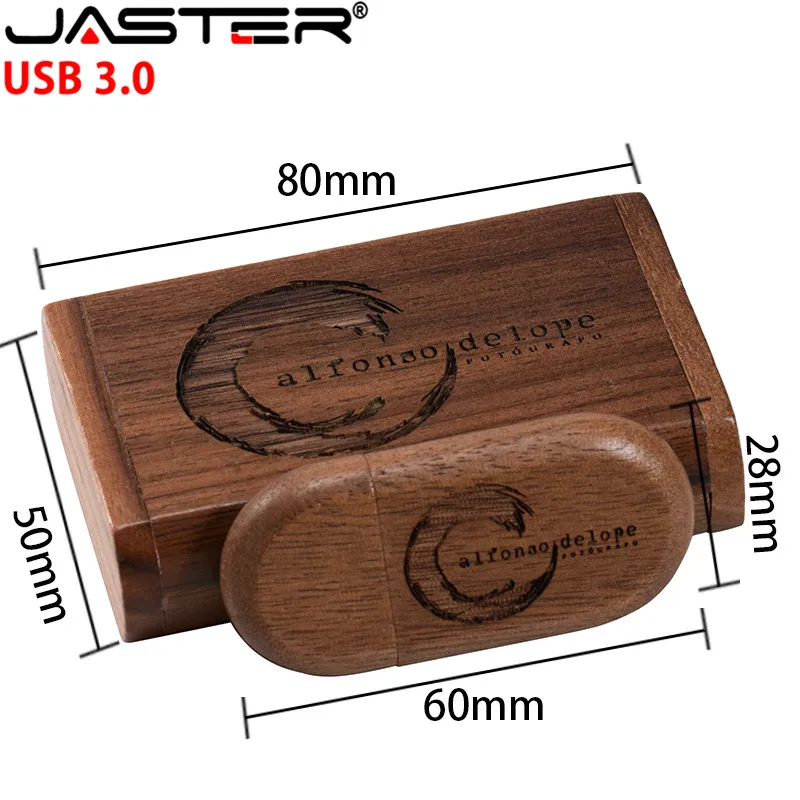 USB-флеш-накопитель JASTER деревянный с коробкой 4/16/32/3 0/128 ГБ | Компьютеры и офис