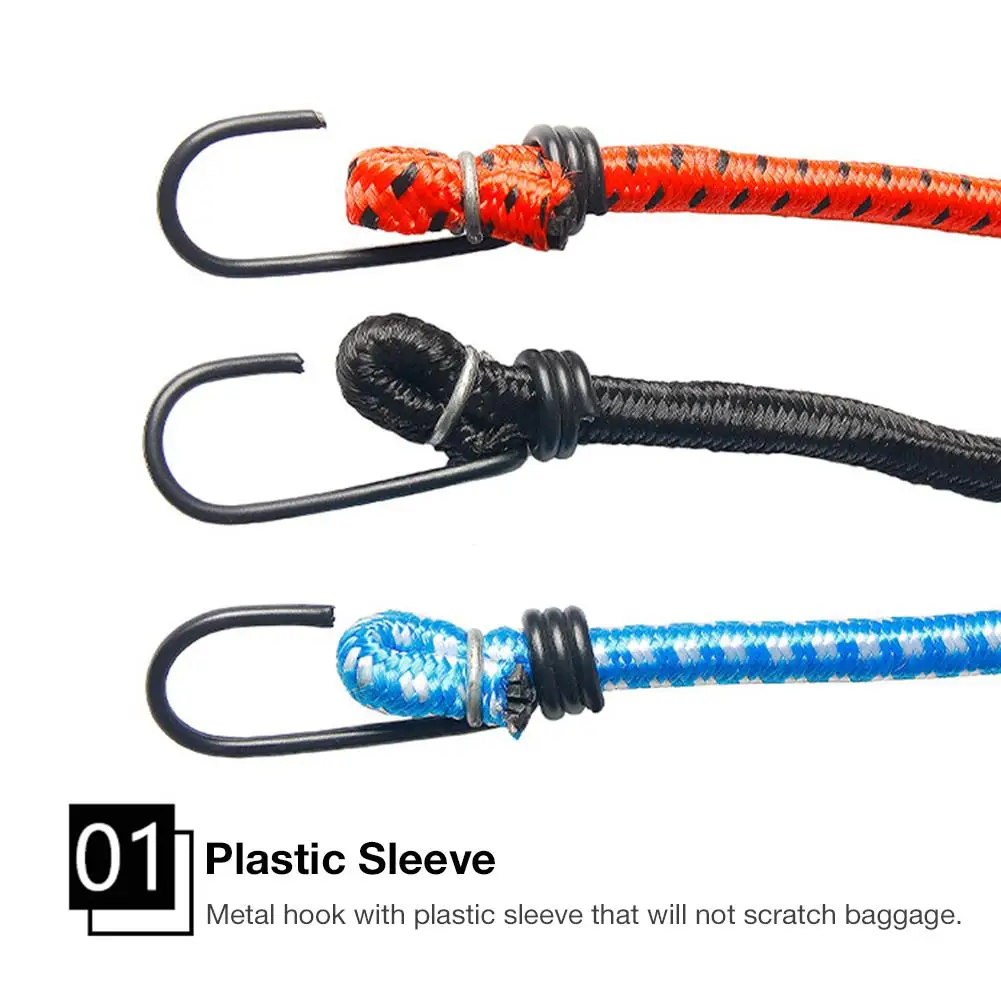 

Bicycle Luggage Rope Overloaded Natural Rubber Strap For Bike Electric Cars Outdoor Camping Lanyards Luggage Storage