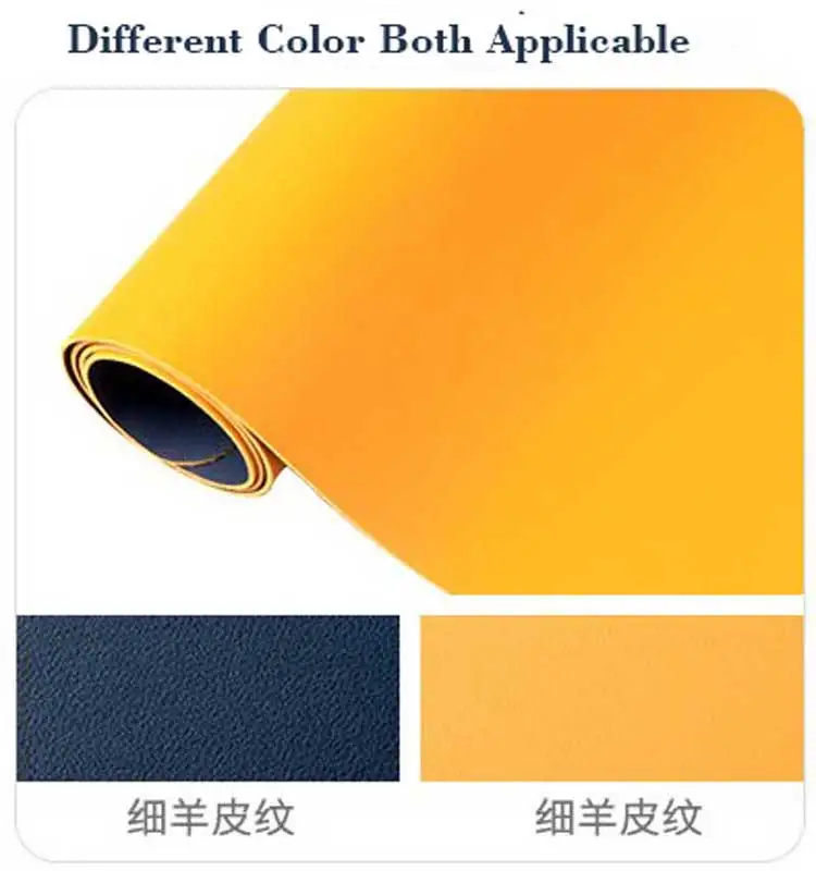 

2-Color Double-Sided Soft PVC Mouse Pad Portable Table Mat Water-Proof Non-Slip Desk Set Office Decoration Customizable Size