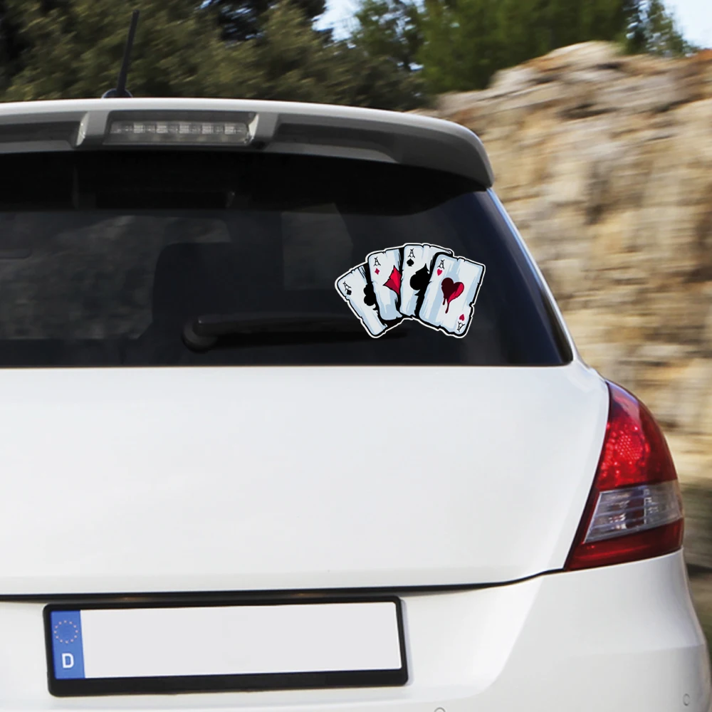 Игральные карты переводная картинка мотоциклетная Автомобильная наклейка для