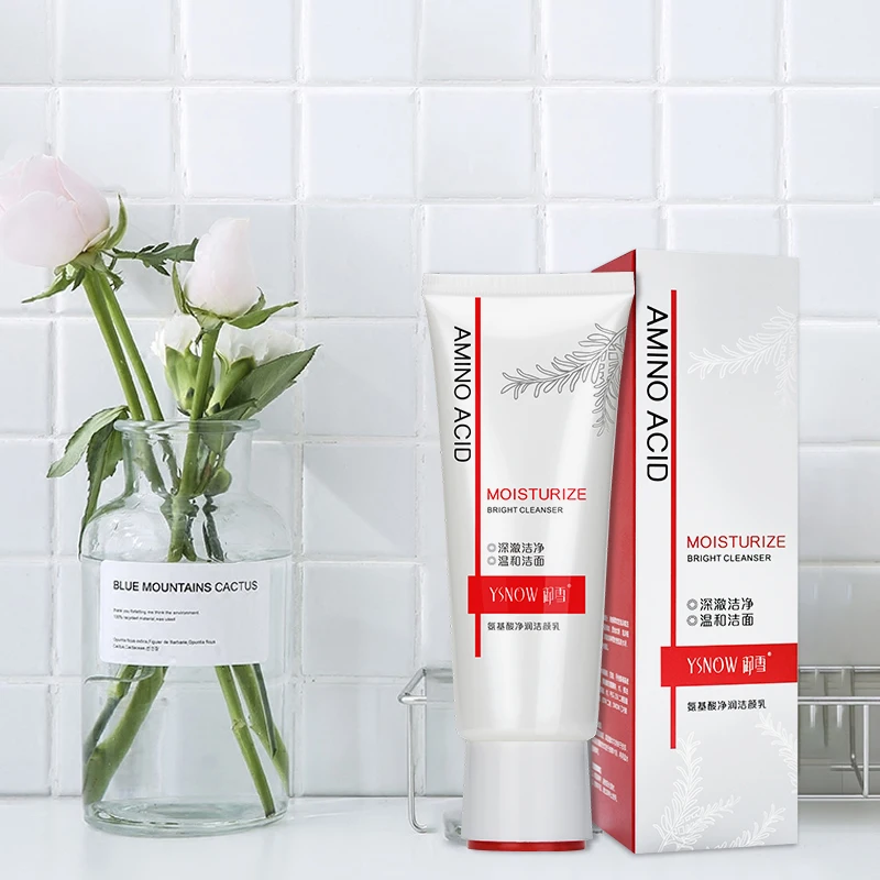 

Ysnow Moisturize Whitening Facial Cleanser Face Wash For Dry Skin Oil Skin Combination Skin Moisture Oil Control