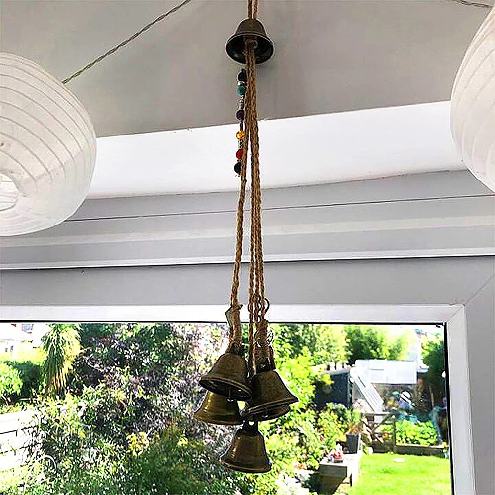 

Vintage Wind Chimes Witch Bells Set Amulet 27 Inch Home Window Door Pendants Garden Balcony Hanging Decoration
