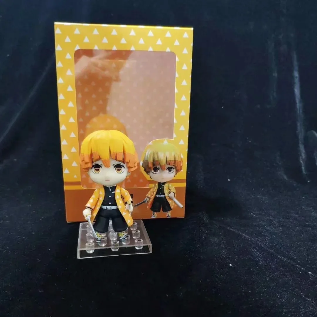 

10CM Demon Slayer Kimetsu no Yaiba Makomo Tomioka Giyuu Butterfly Q version doll box