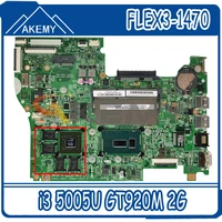 abdo 448 03n03 001m for lenovo flex3 1470 yoga 500 14ibd notebook motherboard cpu i3 5005u gt920m 2g ddr3 100 test work
