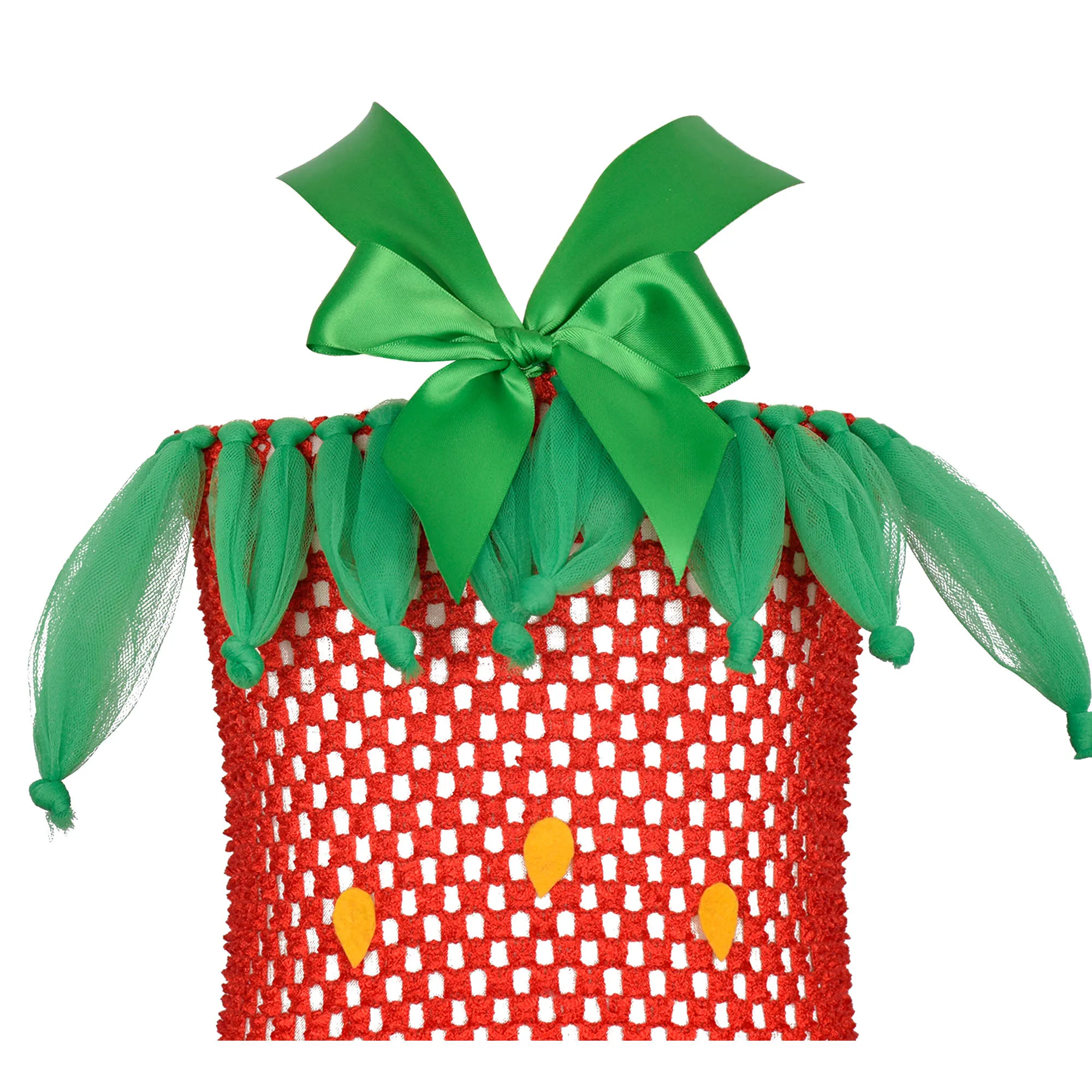 Платье-пачка с клубникой красное для первого дня рождения От 0 до 12 лет | Детская