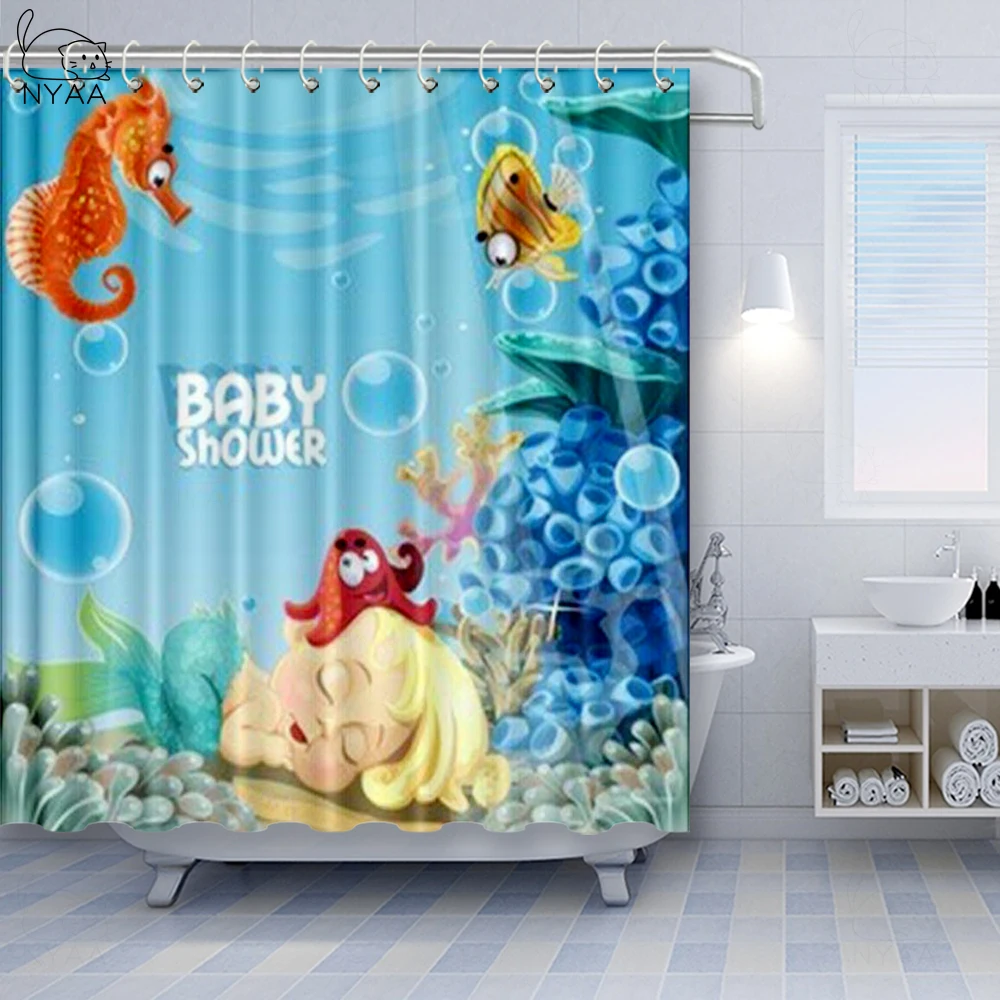 Подводная душевая занавеска NYAA в стиле ретро гранж морское судно Промышленный