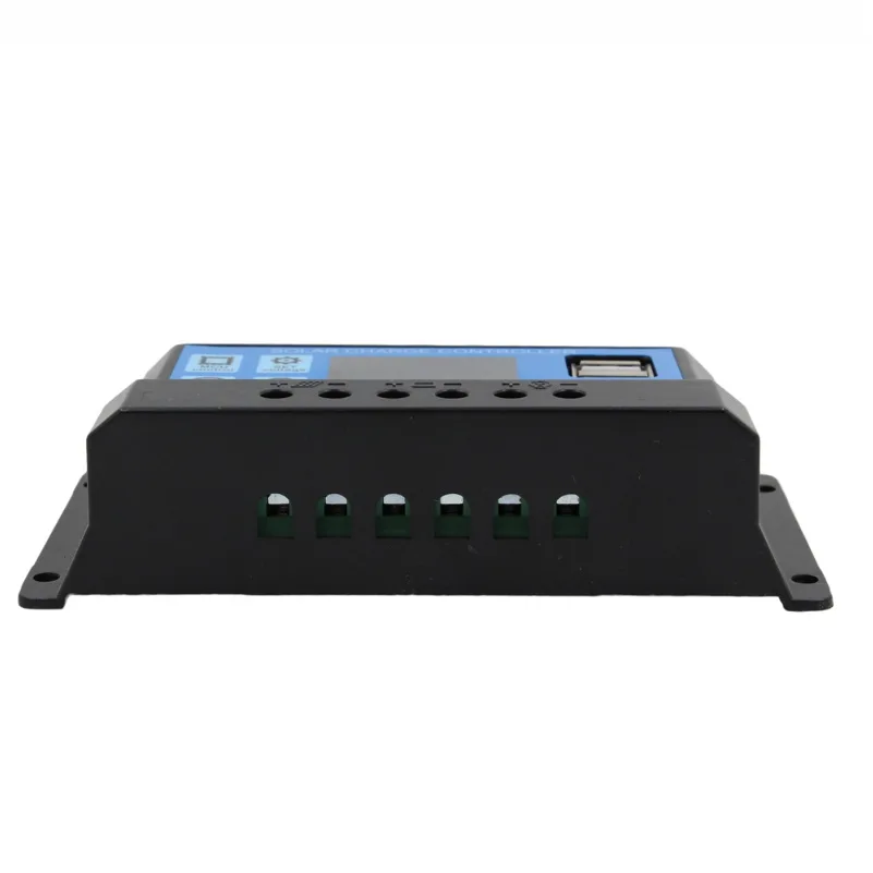 PWM 10A 20A 30A Контроллер заряда солнечной батареи 24 в 12 В автоматический коллекторный