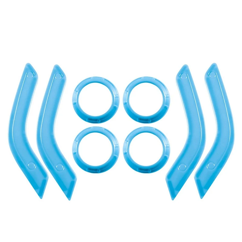 (Светильник синий 12 шт.) украшение для автомобиля рулевое колесо и центральная