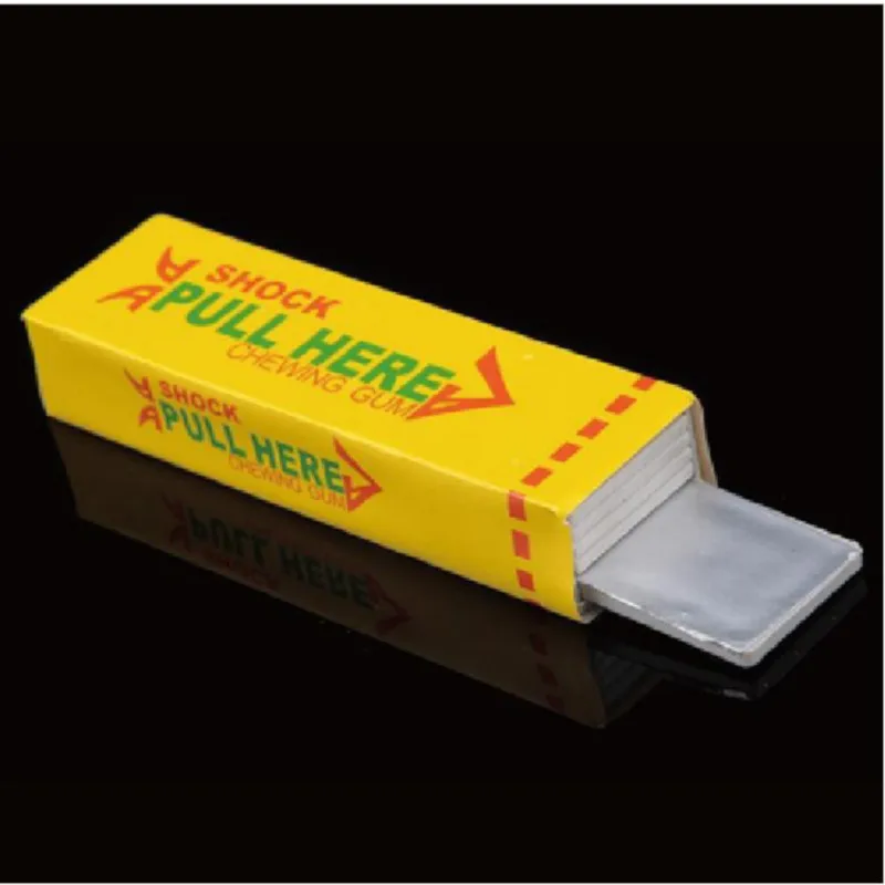 Электрический Шокер шутка игрушка безопасность жевательная резинка Тяговая