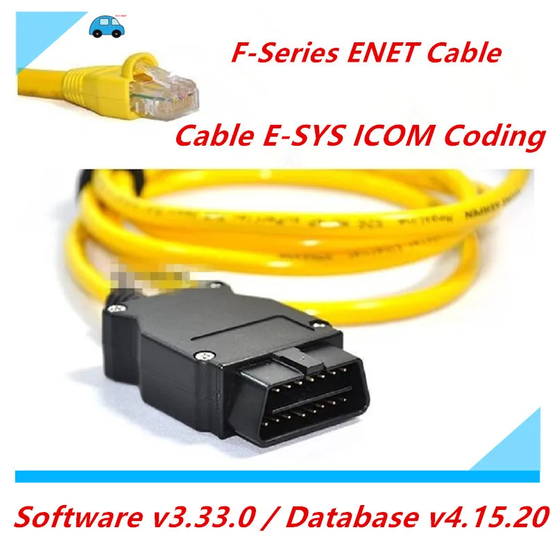 Топ ESYS 3.23.4 V50.3 кабель для передачи данных bmw ENET Ethernet to OBD Интерфейс E SYS ICOM