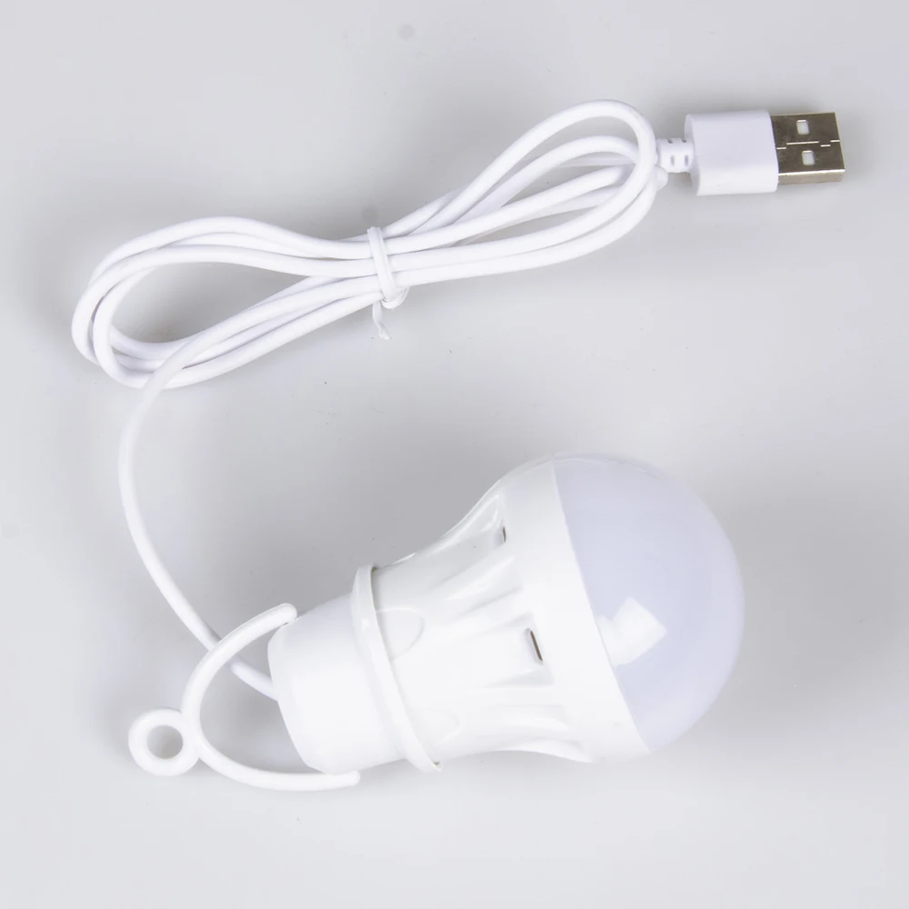6 шт. светодиодный лампочка USB светильник PC лампа DC 5 в 5 Вт портативный фонарь аварийные лампы USB лампы для пеших прогулок кемпинга путешествия открытый светильник ing