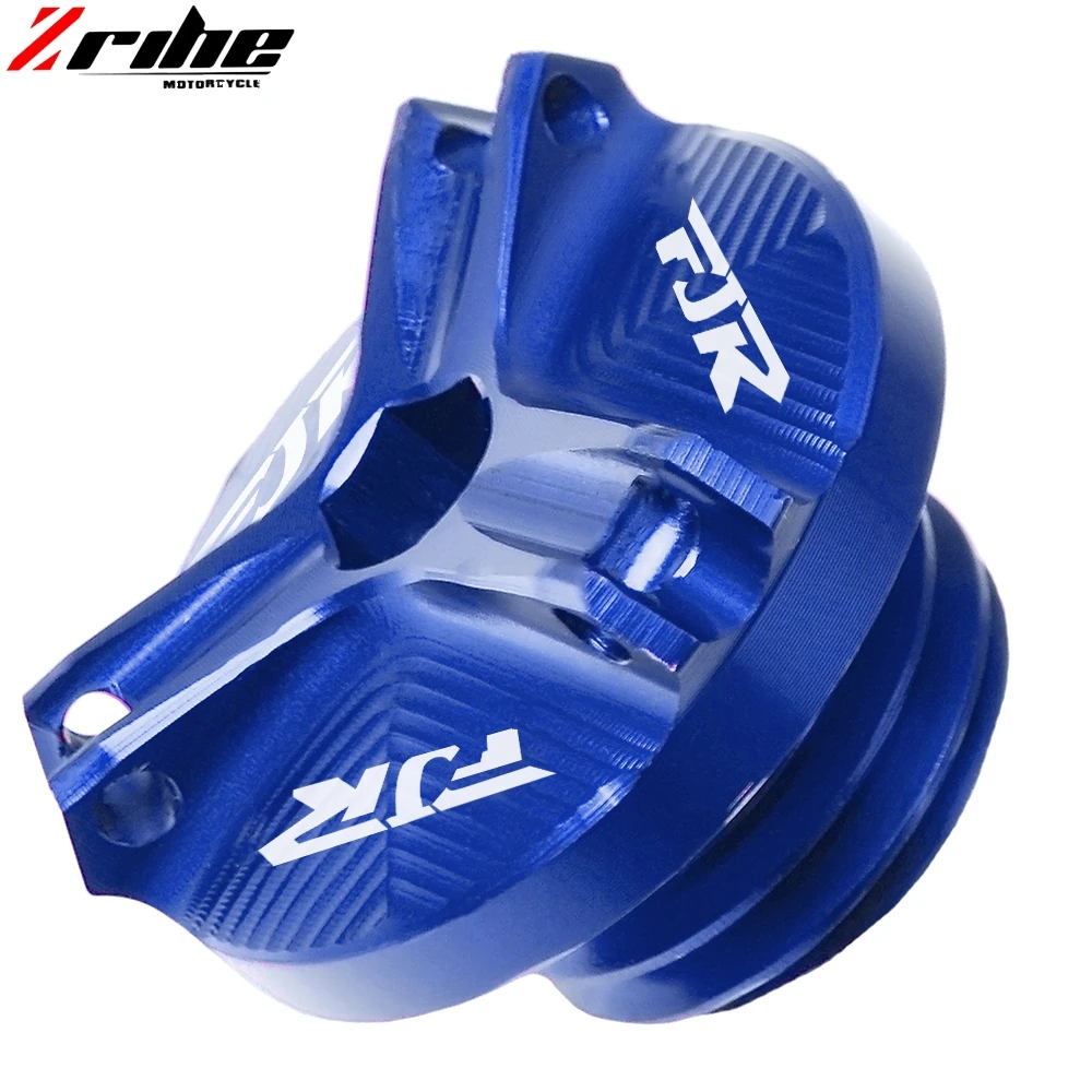 Синий Для Yamaha TTR 1300 FJR1300 ABS 2001- аксессуары для мотоциклов Запчасти с ЧПУ масляный наполнитель крышка штепсельная крышка для FJR 1300 - Цвет: Синий