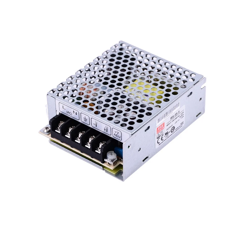 

RS-35-5 Mean Well 35W/7A/5V DC Single Output Switching Power Supply meanwell online store