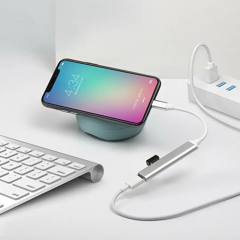 OTG USB адаптер конвертер миди пианино клавишные для камеры IPhone 11 Ipad XS Max XR X 8 7 6 6s 5 5s SE