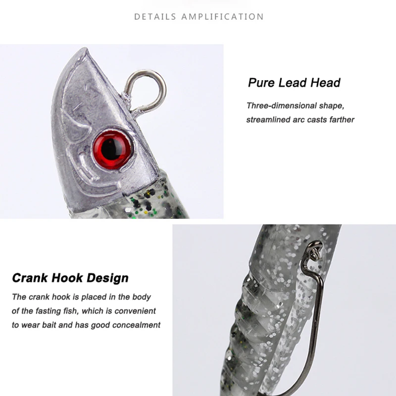 Как 3 шт./компл. приманка для рыбной ловли с морской окуней 9 см/11 см | Спорт и