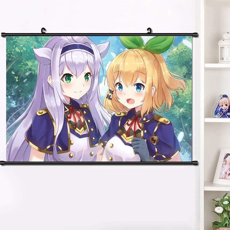 Аниме Rokudenashi Majutsu Koushi к Кинки Kyouten румия прокрутки плакат манга настенные