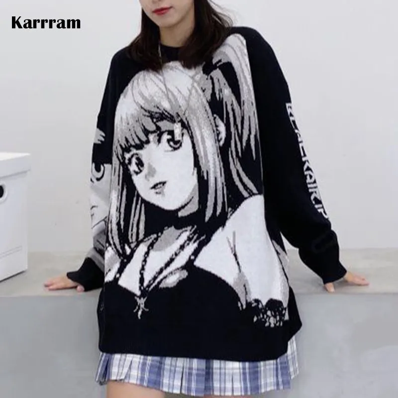 Костюм для косплея из аниме Death Note вязаный свитер Миса Амана униформа свободного