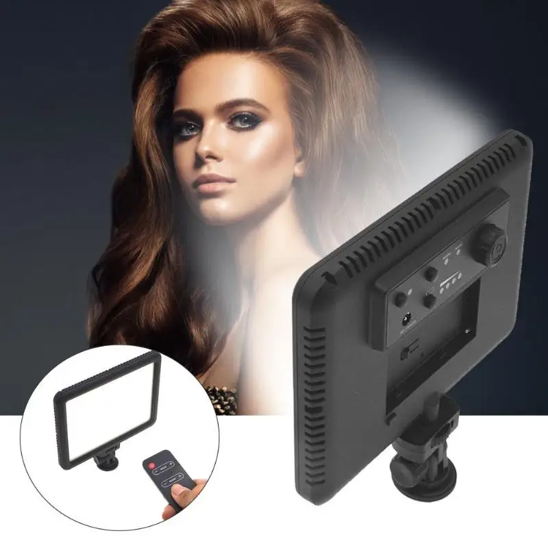 Светодиодный вспышка для видеокамеры с регулируемой яркостью 116 лампочки Панель