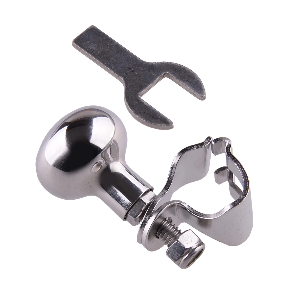 

Boat Car Steering Wheel Grip Aid Handle Spinner Knob Control Assist Ball Booster Stainless Steel Accessorie