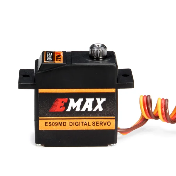 Original EMAX ES09MD Dual-Bearing Special Swash Metal Gear Digital Servo for REX Align 450 Helicopter DIY Parts |