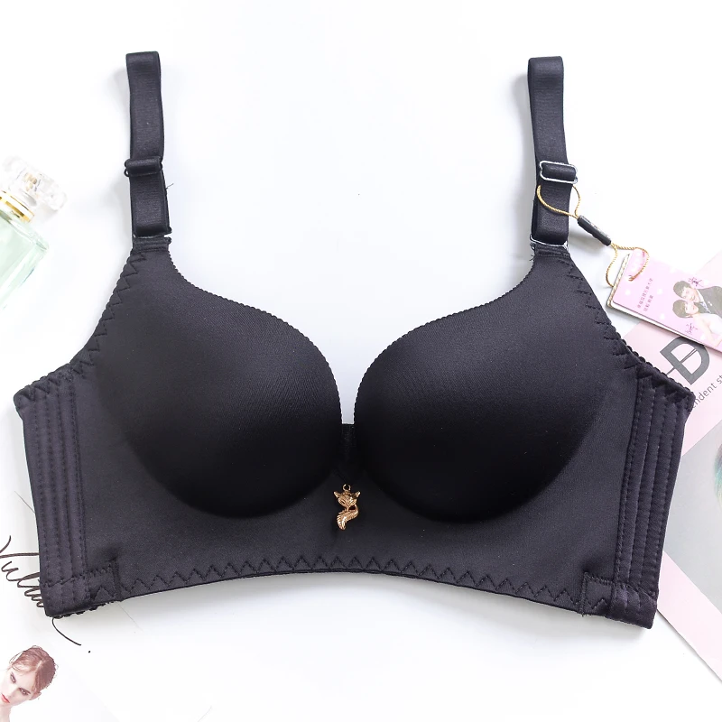 Big Double Cup Super Push Up Lingerie Seamless Bra Girls Underwear Bralette One Piece Female Intimates Women Sexy Brassiere