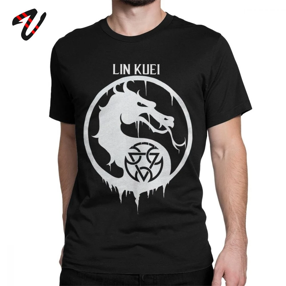 Мужские футболки новейшая футболка Mortal Kombat X Lin Kuei Sub Zero MKX Fighting Game хлопковая