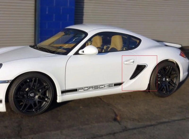 Автомобильный стиль EP стекловолокно боковое отверстие FRP воздуховод часть дрейф