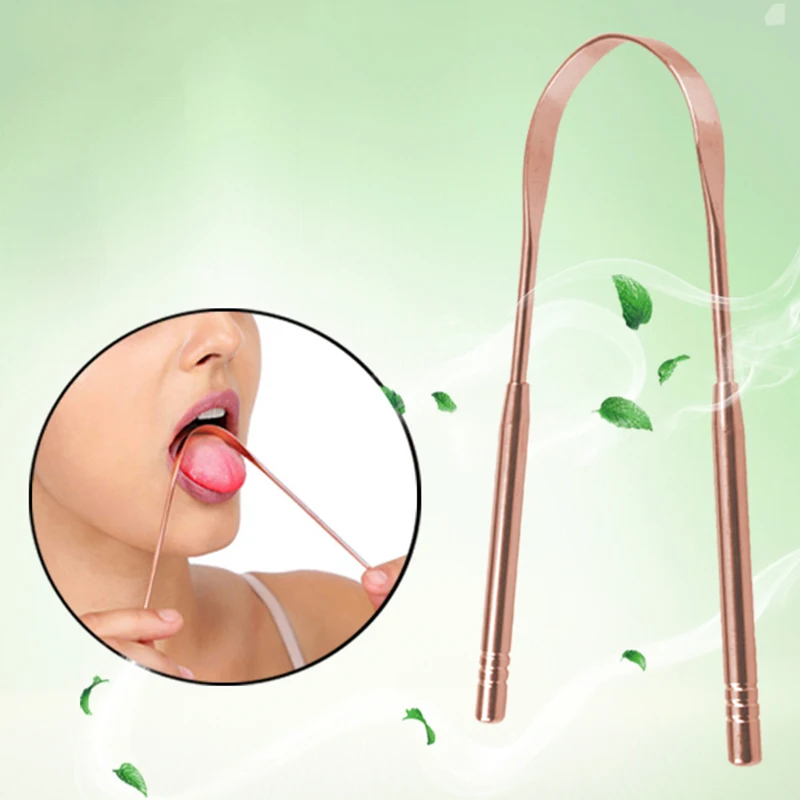 Профессиональный скребок для языка из нержавеющей стали чистки свежего дыхания