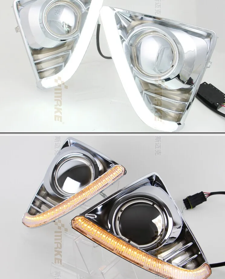 

Eosuns Led Drl Daytime Running Light Plating Version for Toyota Yaris 2013-14