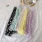 Новинка лета 2021, женская шифоновая верхняя одежда с защитой от солнца, тонкая нижняя рубашка, прозрачные сетчатые топы с бабочками