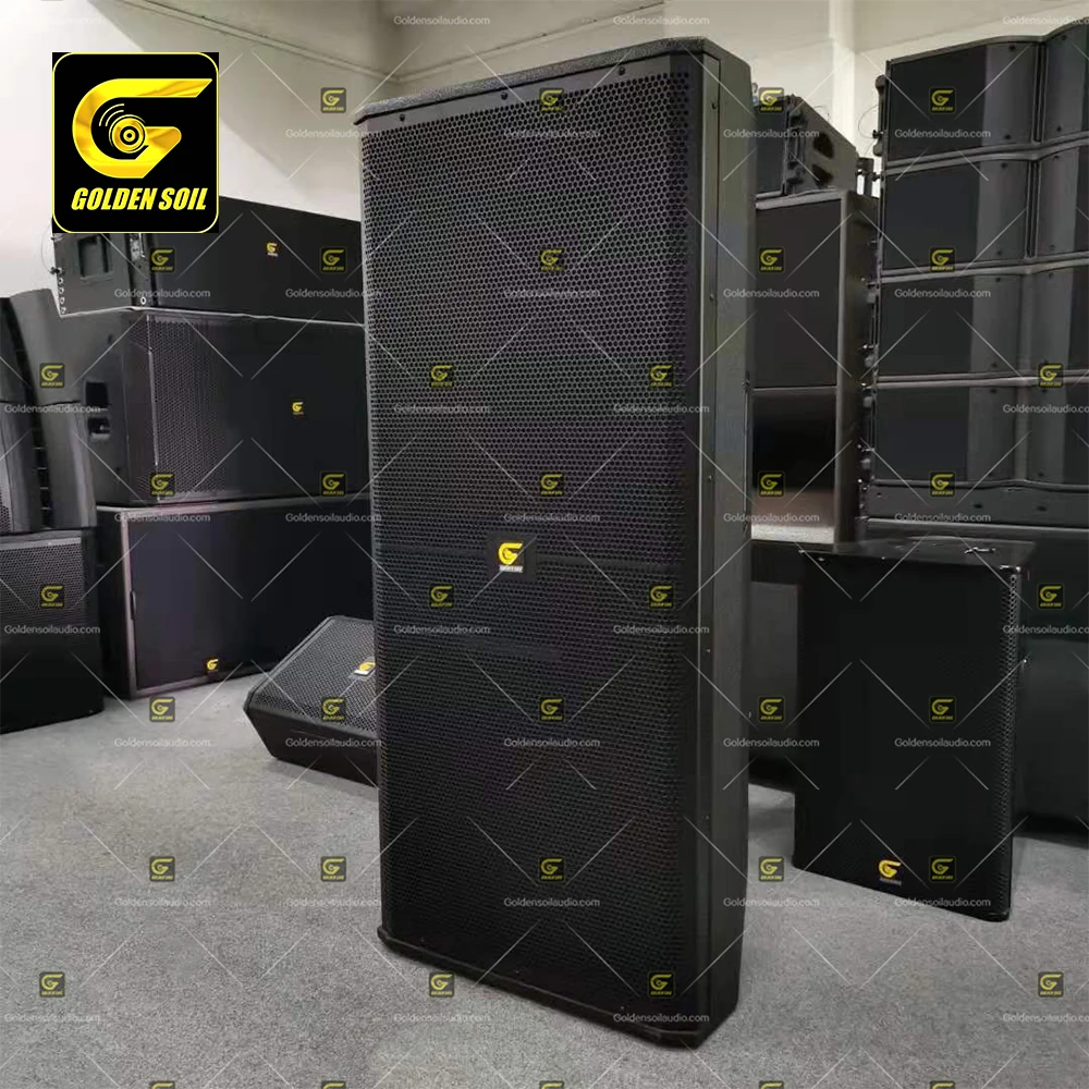 Goldensoil audio SRX725 двойной 15-дюймовый Полнодиапазонный динамик мощный