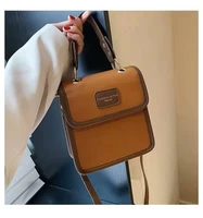 high quality western style small bag retro fashion messenger bag new all match pu handbag lady mobile phone bag