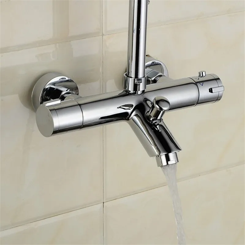 

Constant Temperature Faucet Mixing Water Valve Full Copper For Thermostatic Core The intelligent thermostatic shower faucet