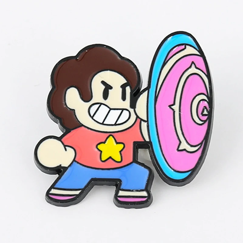 Стивен Вселенная щит значок брошь на рюкзак декоративная игла | Дом и сад